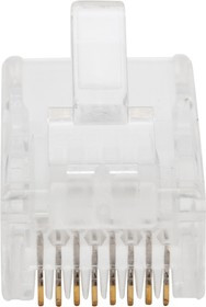 06-0085-A10, Разъем сетевой LAN на кабель, штекер 8Р8С (Rj-45), под обжим, в экране, (10шт)