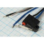 Микропереключатель , размер 19x 8 x12, 3А, переключение ON-(ON), размер концевика L18, КВП303-130EA7