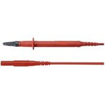 SPL7318NI1100-RT, Измерительный провод, 16А, Дл: 1м, черный, Rконт.макс: 25мОм