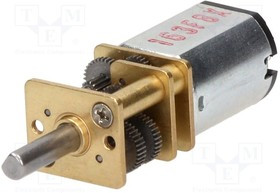 POLOLU-1595, Двигатель: DC, с редуктором, HP, 6ВDC, 1,6А, Ось: D профиль, 986: 1