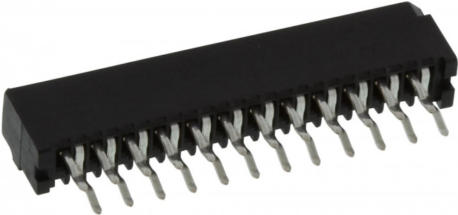 HLW24S-2C7LF, FFC &amp; FPC Connectors 24P TOP ENTRY PC LIF