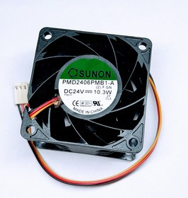 Вентилятор SUNON PMD2406PMB1-A DC24V 10.3W 0.43A 60х60х38 3pin