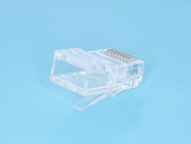 TP-8P8C-S2, Вилка RJ-45, 8P8C для плоского одножильного кабеля TP-8P8C-S2, Вилка RJ-45, 8P8C для плоского одножильного кабеля