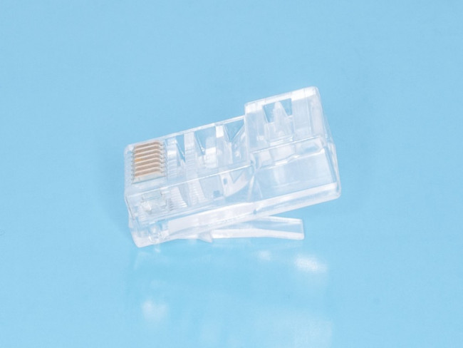 TP-8P8C-S2, Вилка RJ-45, 8P8C для плоского одножильного кабеля TP-8P8C-S2, Вилка RJ-45, 8P8C для плоского одножильного кабеля