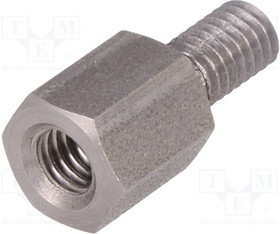 TFM-M4X8/DR246, Дистанцирующая стойка с резьбой, 8мм, Внутр.резьба: M4, Ключ: 7мм