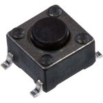 KAN0642-0431B010-42, кнопка тактовая SMD 6х6 h=4.3мм (IT-1102W8-160G-G)