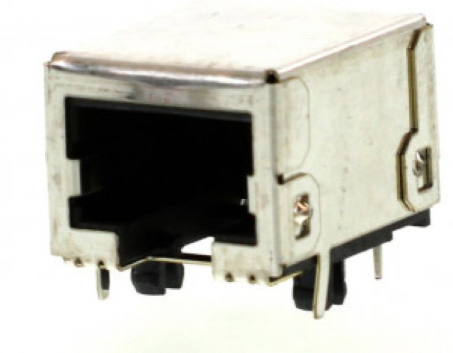 MX-85505-5113, Разъем RJ45, гнездо, PIN 8, Кат 5e, угловой,экранированный, THT