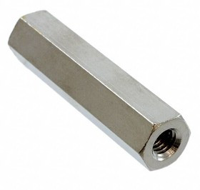 R40-1003002, Standoffs &amp; Spacers M4 x 30mm HEX SPACER BRASS 7mm A/F