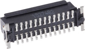 244837 / 244837-E, SMC Series Straight Surface Mount PCB Header, 26 Contact(s), 1.27mm Pitch, 2 Row(s), Shrouded