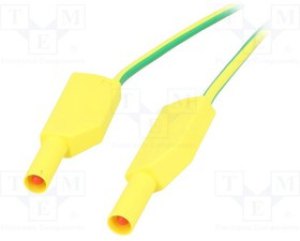 SLK425-E-10020, Измерительный провод, 32А, с осевым гнездом 4мм, Дл: 1м SLK425-E-10020, Измерительный провод, 32А, с осевым гнездом 4мм, Дл: 1м