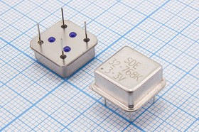Кварцевый генератор часовой 32.768кГц 3.3В, HCMOS/TTL в корпусе HALF=DIL8, гк 32,768 \\HALF\T/CM\3,3