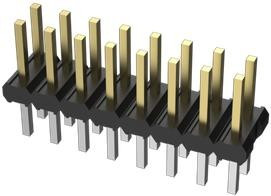 57102-G06-02LF, Minitek®, Board/Wire to Board Connectors, Unshrouded Headers - Through Hole - Double row - 4 Positions - 2mm (0.079inch) - V