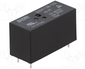 S20H-12B-1AS, Реле: электромагнитное, SPST-NO, Uобмотки: 12ВDC, миниатюрное, PCB