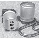 NSPE-S221M6. 3V8X10.8TR13F, Cap Aluminum Polymer Hybrid 220uF 6.3VDC 20% (8 X 10.8mm) SMD 0.016 Ohm NSPE-S221M6. 3V8X10.8TR13F, Cap Aluminum Polymer Hybrid 220uF 6.3VDC 20% (8 X 10.8mm) SMD 0.016 Ohm