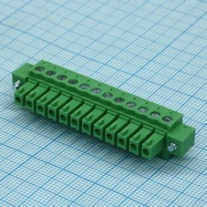 15EDGKM-3.81- 12P-14-00A(H), (15EDGKM-3.81- 12P-14-00ZH), Разъемный клеммный блок, Серия 15EDGKM-3.81 12 контактов 15EDGKM-3.81- 12P-14-00A(H), (15EDGKM-3.81- 12P-14-00ZH), Разъемный клеммный блок, Серия 15EDGKM-3.81 12 контактов
