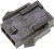 0436400300, Conn Housing M 3 POS 3mm Crimp ST Panel Mount Black Micro-Fit 3.0™ Bag