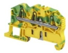 1SNK705151R0000, DIN Rail Terminal Blocks ZK2.5-PE-3P