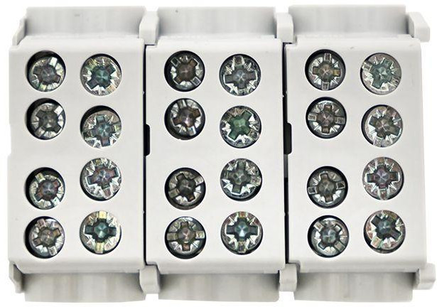 Клемма распределительная КСР с двойным винтом 2х25/2х16 сер. PROxima EKF ksr-2.25-2.16-grey