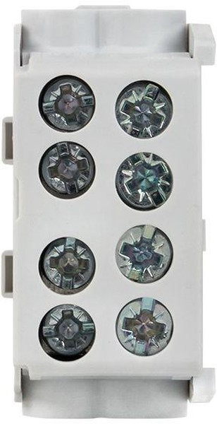 Клемма распределительная КСР с двойным винтом 2х25/2х16 сер. PROxima EKF ksr-2.25-2.16-grey