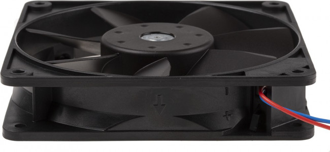 4412FGM, DC Fans DC Tubeaxial Fan, 119x119x25mm, 12VDC, 82CFM, 3.2W, 38dBA, 2400RPM, Sleeve