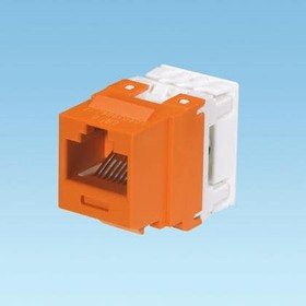 NK688MOR, Modular Connectors / Ethernet Connectors NK Cat 6 punchdown jack module - Orange NK688MOR, Modular Connectors / Ethernet Connectors NK Cat 6 punchdown jack module - Orange