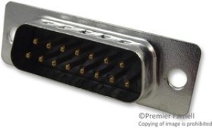 L777SDA15POL2, Разъем D Sub, DB15, Standard, Штекер, Серия SD, 15 контакт(-ов), DA, Пайка