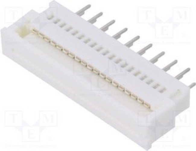 MX-39-53-2195, Разъем: FFC (FPC), прямой, PIN: 19, ZIF, THT, 200В, луженые, 1,25мм MX-39-53-2195, Разъем: FFC (FPC), прямой, PIN: 19, ZIF, THT, 200В, луженые, 1,25мм