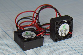 Вентилятор 25x25x10, напряжение 5В, ток 0,2А, выводы 2L, подшипник скольжения, FSY25S05H