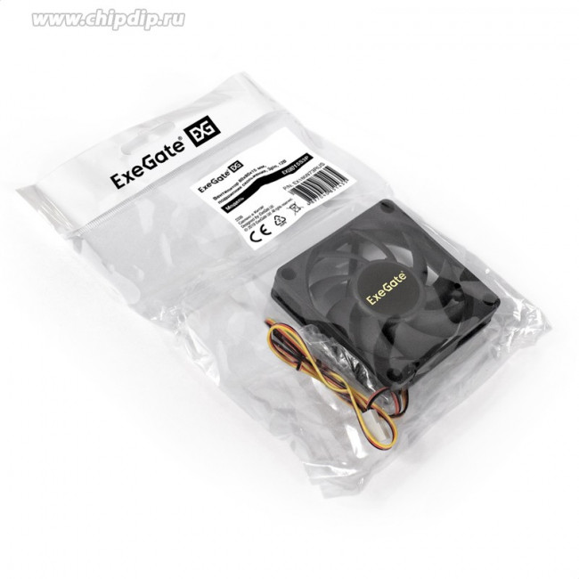 EX180973RUS, Вентилятор 12В DC ExeGate EX08015S3P (80x80x15 мм, Sleeve bearing (подшипник скольжения), 3pin, 2000RPM, 20.5dBA) EX180973RUS, Вентилятор 12В DC ExeGate EX08015S3P (80x80x15 мм, Sleeve bearing (подшипник скольжения), 3pin, 2000RPM, 20.5dBA)