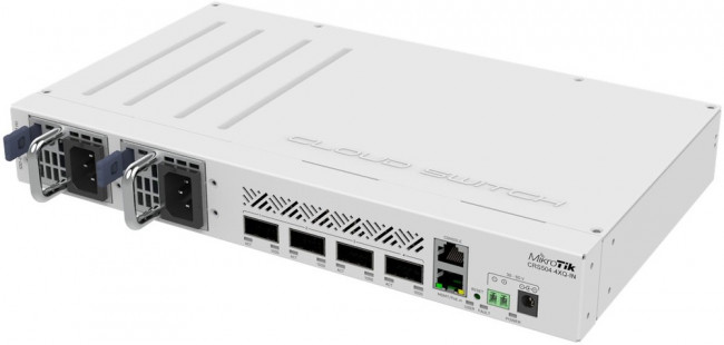 Маршрутизатор 4PORT 1000M CRS504-4XQ-IN MIKROTIK Маршрутизатор 4PORT 1000M CRS504-4XQ-IN MIKROTIK