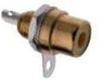 BPJF04AUX, Conn RCA F 2 POS Solder ST Panel Mount 2 Terminal 1 Port