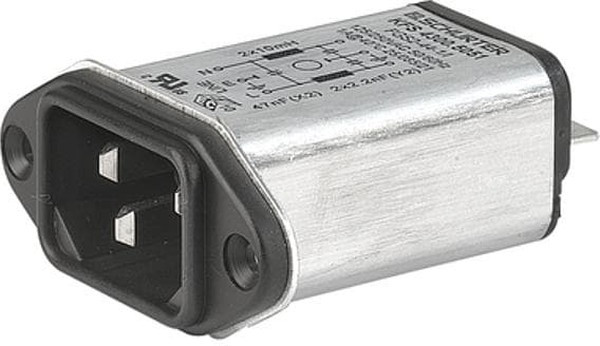 4300.5055, Модули подачи электропитания переменного тока KFS APPLIANCE INLET FILTER 10A