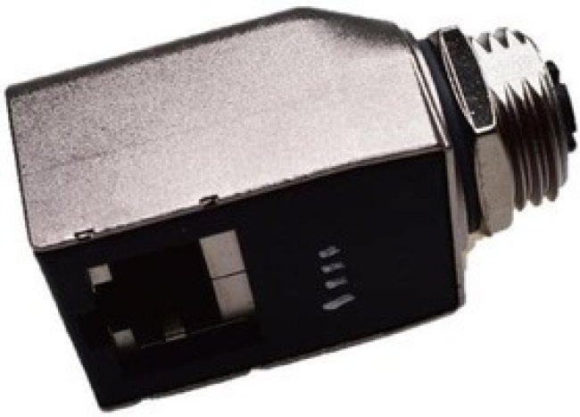 RJS-12X08FF-RS7001, Modular Connectors / Ethernet Connectors M12 X-CODE TO RJ45 ANGLED RJS-12X08FF-RS7001, Modular Connectors / Ethernet Connectors M12 X-CODE TO RJ45 ANGLED