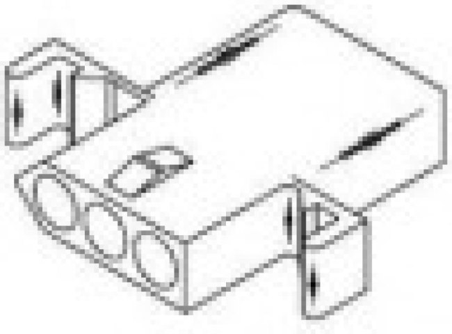 03-09-1033, Корпус разъема, Standard.093" 1396, Гнездо, 3 вывод(-ов), 5.03 мм