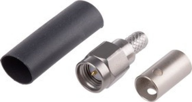 R125076001, RF Connectors / Coaxial Connectors SMA / STRAIGHT PLUG CRIMP TYPE CABLE 5/50 D