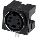 1-480, разъем mini DIN 4 контакта (s-vhs) гнездо пластик на плату