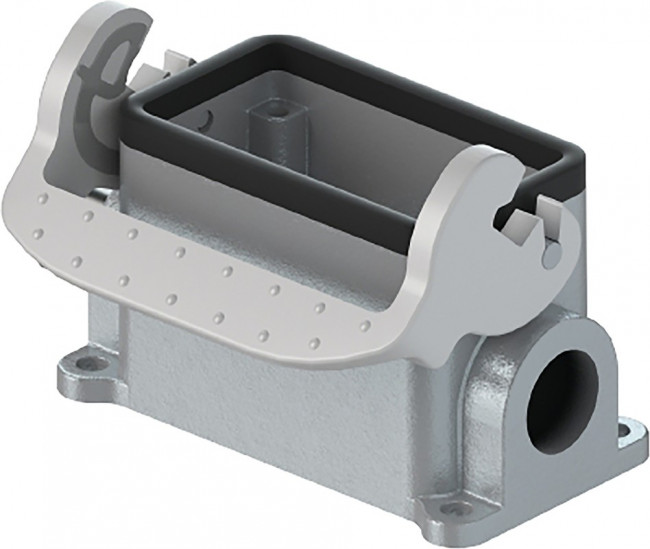 09100032706, Разъем: прямоугольный; "мама"; Han 1A; PIN: 4; 3P+PE; размер 1A 09100032706, Разъем: прямоугольный; "мама"; Han 1A; PIN: 4; 3P+PE; размер 1A