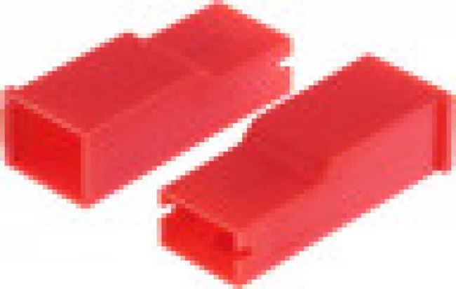154719-2, Housing Positive Lock Receptacle Insulator Straight Polyamide 6/6 Red Bag