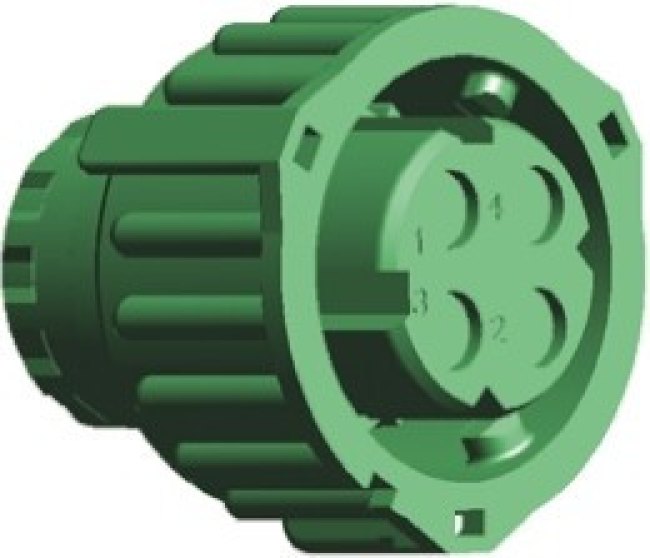 3-967325-1, Male Connector Housing, 4 Way