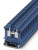 3005086, UK 10 N BU Series Blue Feed Through Terminal Block, 0.5 10mm², Single-Level, Screw