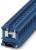 3005086, UK 10 N BU Series Blue Feed Through Terminal Block, 0.5 10mm², Single-Level, Screw