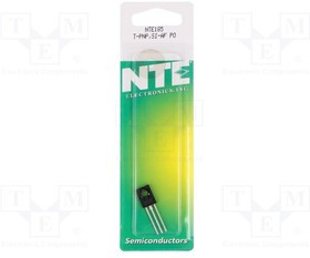 NTE185, Транзистор: PNP, биполярный, 80В, 4А, 40Вт, TO126