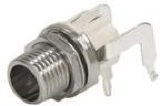 L712RAHLP, DC Power Connectors Low Profile RAPC Mount DC Power Jack, 2.5mm Center Pin, Long Bushing, High Temp L712RAHLP, DC Power Connectors Low Profile RAPC Mount DC Power Jack, 2.5mm Center Pin, Long Bushing, High Temp