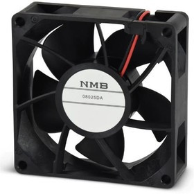 08025DA-12P-AA-00, DC Fans DC Tubeaxial Fan, Server/Telecom, 80x80x25mm, 12VDC, 72.4CFM, Flange, Ball, Wire