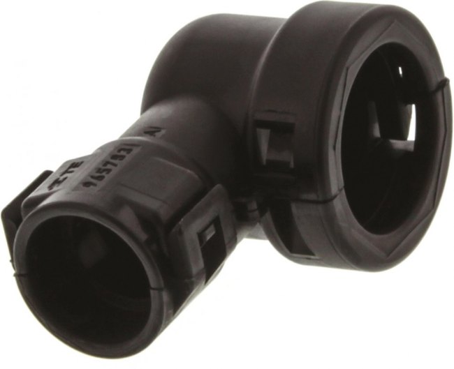 965783-1, Connector Accessories Strain Relief Right Angle Polyamide Black Automotive Carton 965783-1, Connector Accessories Strain Relief Right Angle Polyamide Black Automotive Carton