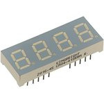 CA04-41SRWA, Индикатор красный, 10.16мм 4х7, 18мКд общий анод