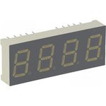 CA04-41SRWA, Индикатор красный, 10.16мм 4х7, 18мКд общий анод