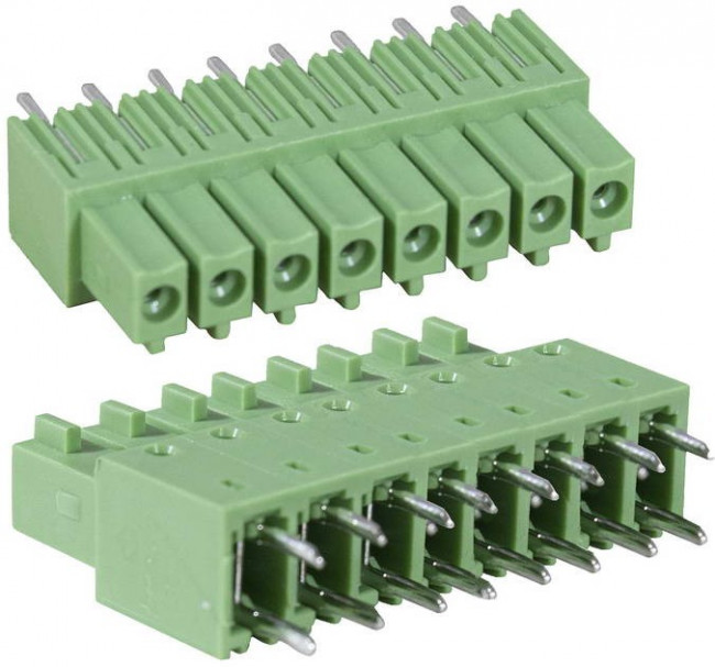 15EDGB-3.5-08P-14-00A(H), Разъемный клеммный блок на плату, 8 контактов. Серия 15EDGB-3.5