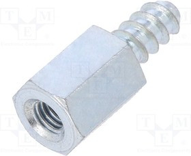 TFM-M3X8/225ST3.5, Дистанцирующая стойка с резьбой, 8мм, Внутр.резьба: M3, сталь
