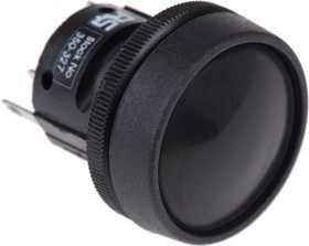 PS-100/BLACK, Переключатель: кнопочный, Пол: 2, SPDT, 5A/250ВAC, 5A/24ВDC, IP67